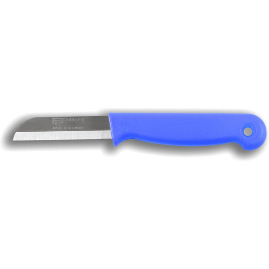Solinger aardappelmesje 6 cm rvs blauw