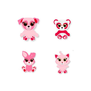 Ojo valentijn pluche collectables 10cm 4 assorti