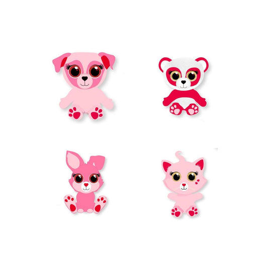Ojo valentijn pluche collectables 10cm 4 assorti
