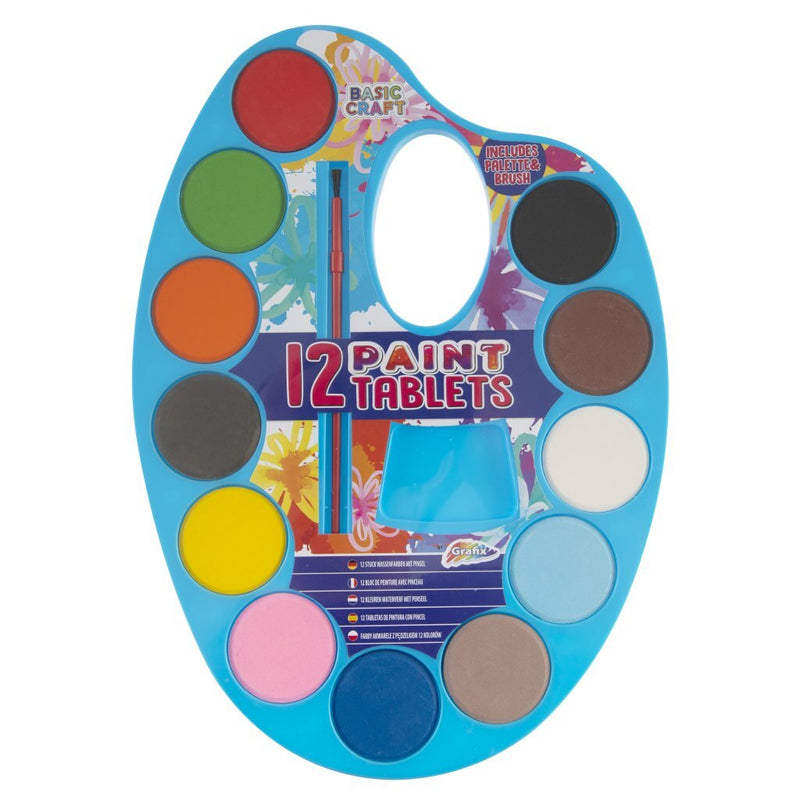 Load image into Gallery viewer, Grafix waterverfpalet, 12 kleuren
