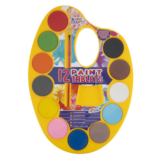 Moxy waterverfpalet, 12 kleuren