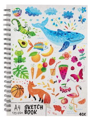 Moxy schetsboek a4, 40 vellen