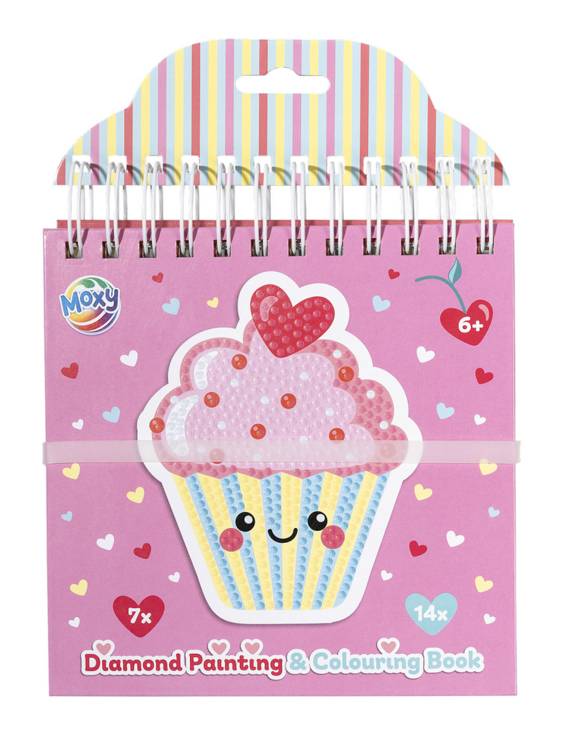 Load image into Gallery viewer, Moxy diamond painting kleurboek 16x16cm assorti
