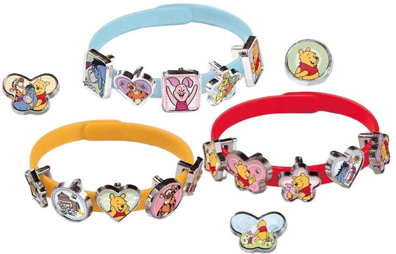 Load image into Gallery viewer, Totum winnie the pooh 3 bracelets 18 charms

