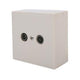 Skytronic 122223 antennecontactdoos wit