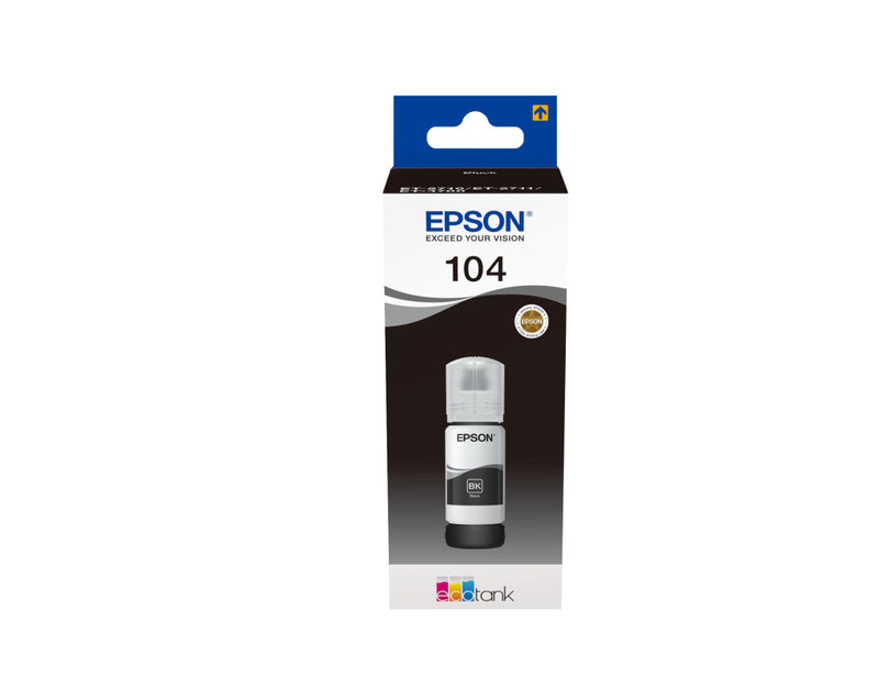 Load image into Gallery viewer, Epson ecotank 104 origineel zwart
