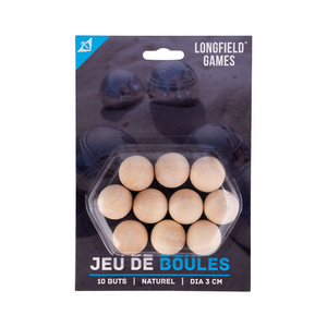 Engelhart houten jeu de boules buts, 10st.