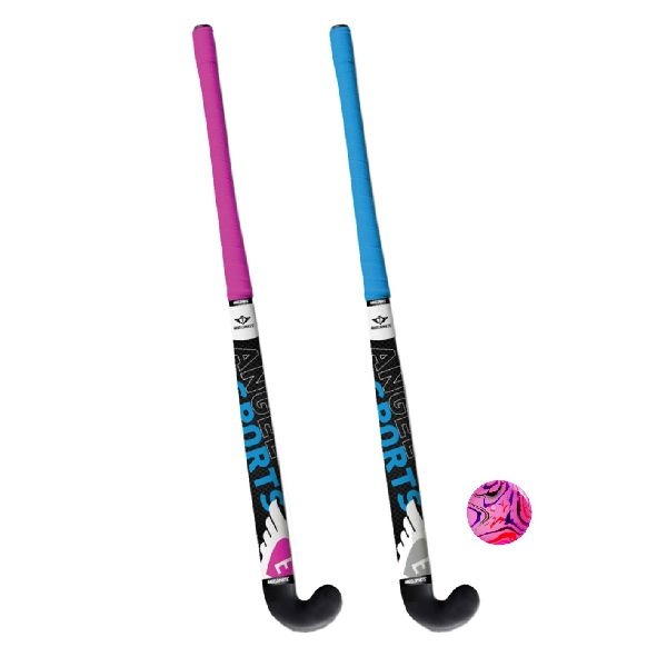 Load image into Gallery viewer, Hockeyset roze en blauw 28''
