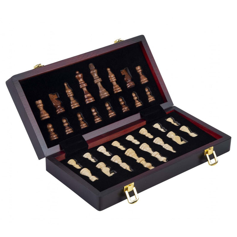 Load image into Gallery viewer, Schaakspel Hout Opklapbaar Essenhout
