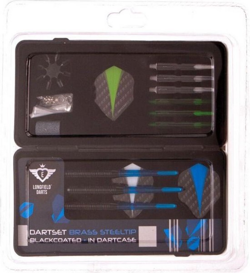 Load image into Gallery viewer, Longfield dartpijlen set in etui
