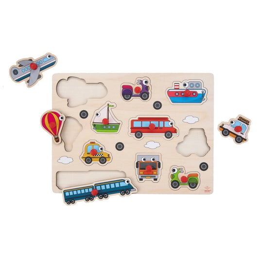 Engelhart noppenpuzzel voertuigen