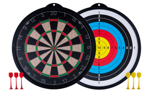 Dubbelzijdig magnetisch dartbord