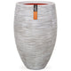 Capi bloempot nature rib elegant deluxe 40x60 cm ivoorkleur kofi1131