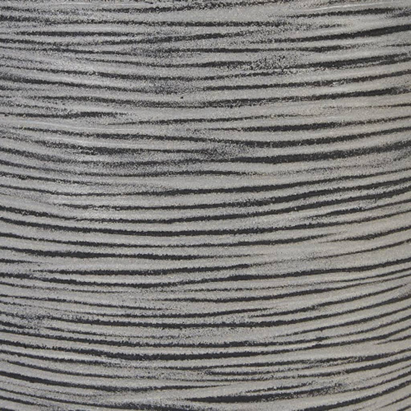 Load image into Gallery viewer, Capi bloempot nature rib elegant laag 36x47 cm antraciet kofz782
