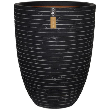 Capi bloempot nature row elegant laag 36x47 cm antraciet krwz782