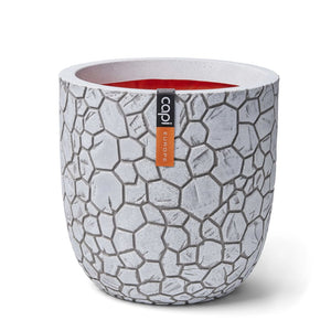 Capi bloempot clay bolvormig 43x41 cm ivoorkleurig