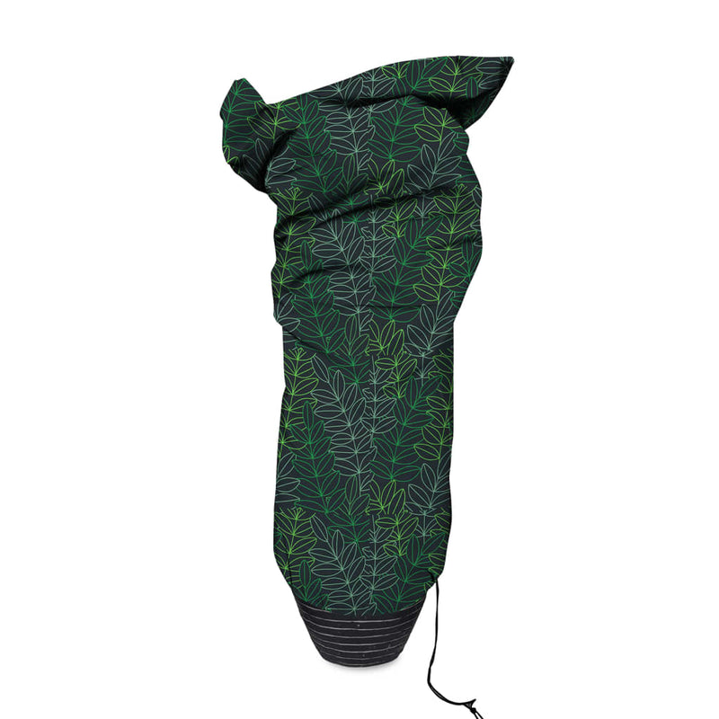Load image into Gallery viewer, Capi plantenhoes groot 150x250 cm zwarte en groene print
