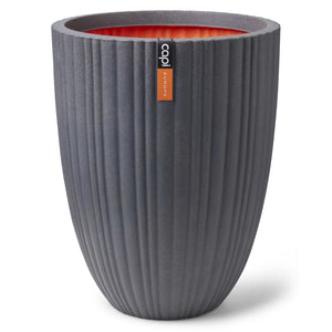 Capi Capi Bloempot Urban Tube elegant laag 55x73 cm donkergrijs