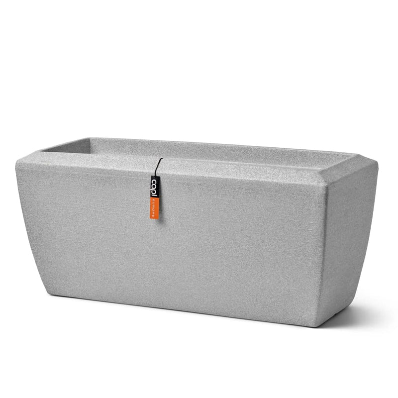 Load image into Gallery viewer, Capi plantenbak arc granite rechthoekig 60x35x40 cm ivoorkleurig
