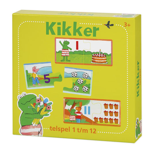 De wereld van kikker telspel. 3+