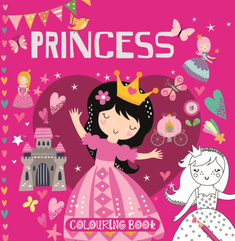 Load image into Gallery viewer, Kleurboek unicorn princess (12 stuks).
