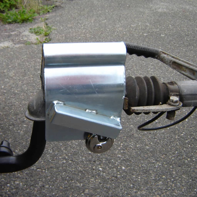 Load image into Gallery viewer, Proplus rijdend koppelingsslot staal 23 cm zilver met discusslot
