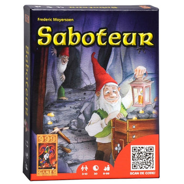 999games 999 games saboteur kaartspel (nederlands, 3-10 spelers, 30 minuten, vanaf 8 spelers)
