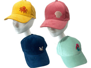 Baseballcap kids rib 4 assorti kleur