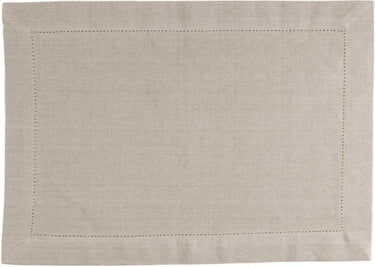 Linen More Linen More Placemats Indi 35cm x 50cm Beige