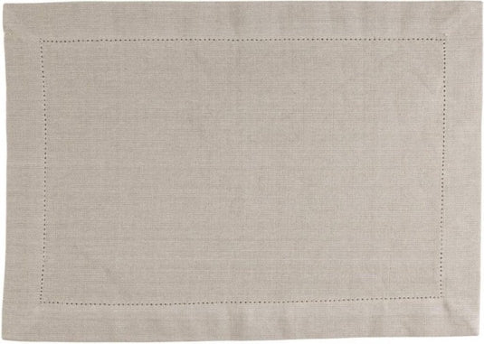Linen More Linen More Placemats Indi 35cm x 50cm Beige