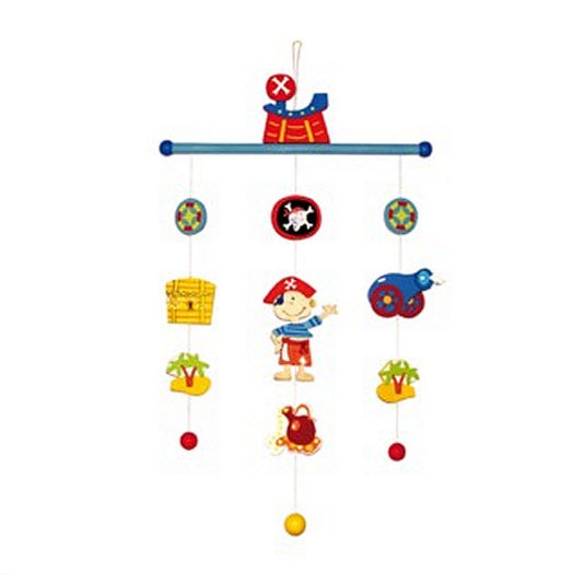 Simply for kids 21140p houten piratenmobiel