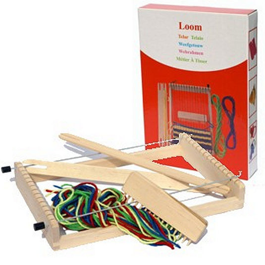Simply for kids houten loom weefgetouw + accessoires