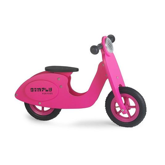 Simply for kids houten loopscooter roze