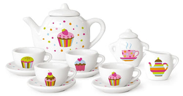 Theeset porcelein cupcake