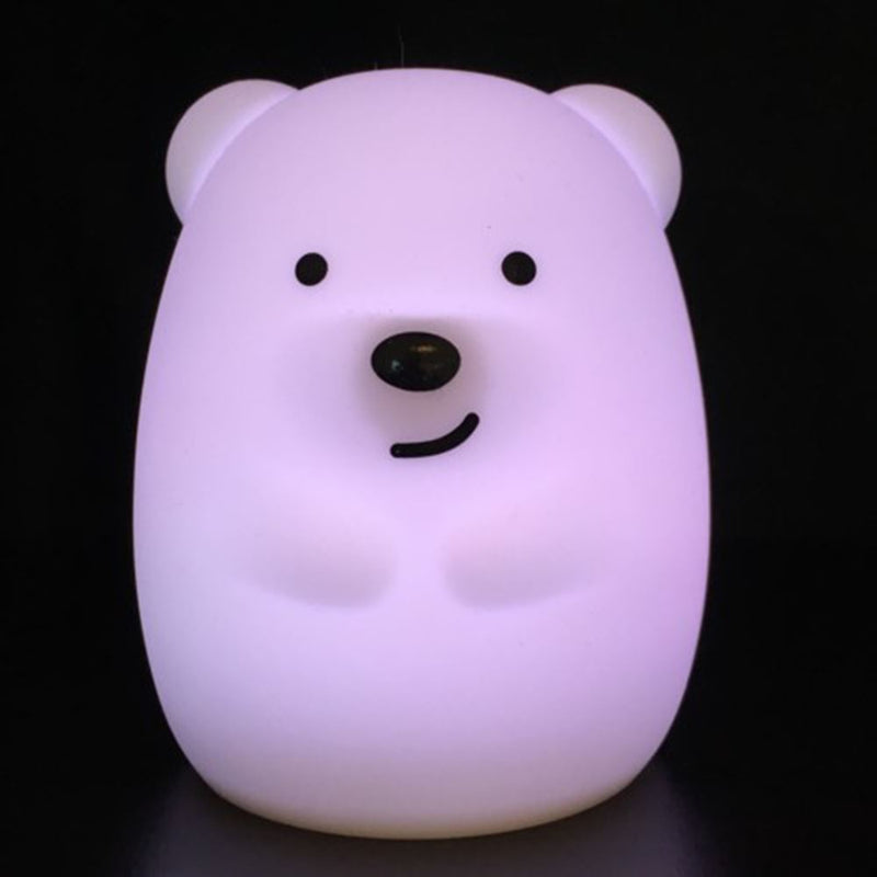 Load image into Gallery viewer, Nachtlamp silicone beer groot. 1+
