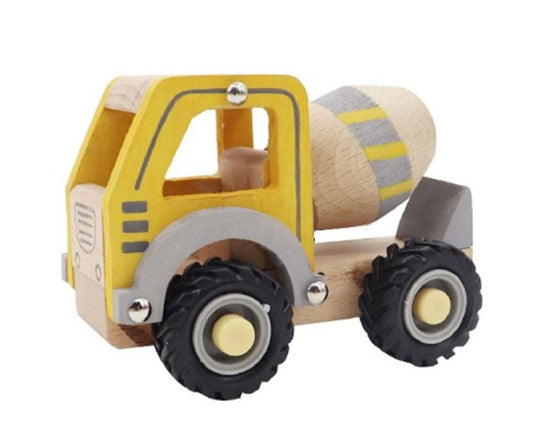 Houten betonwagen. 3+