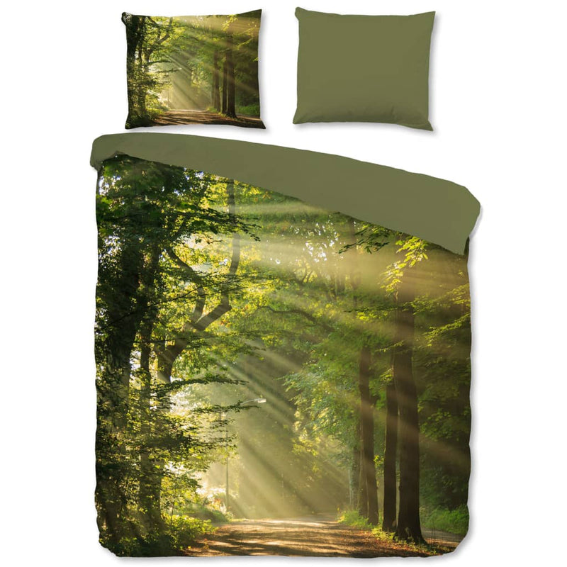 Load image into Gallery viewer, Good Morning Good Morning Dekbedovertrek WOODS 140x200 220 cm groen

