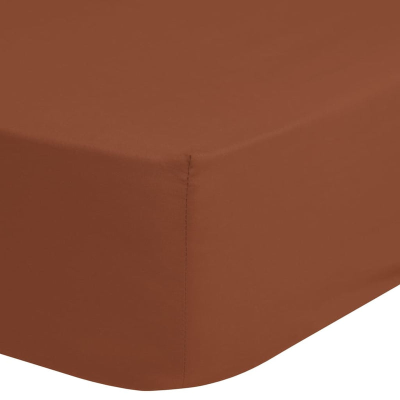 Load image into Gallery viewer, Good Morning Good Morning Hoeslaken jersey 90 100x220 cm terracottakleurig
