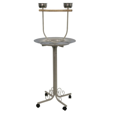 Strong papegaaienspeelplaats amy 55x55x135 cm zilvergrijs 99048