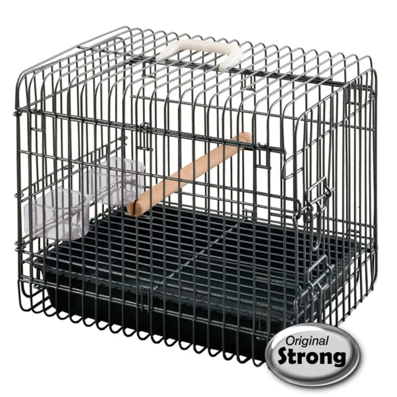 Afbeelding laden in galerijviewer, Strong Strong Reiskooi voor vogels Light 33x45x39 cm zwart 99036

