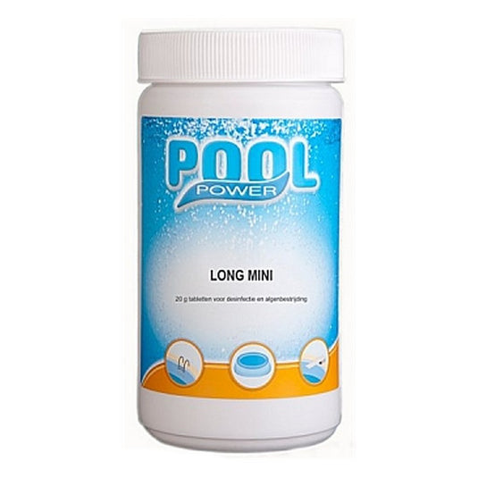 Pool power mini flacon 1 kg chloortabletten 20 gram