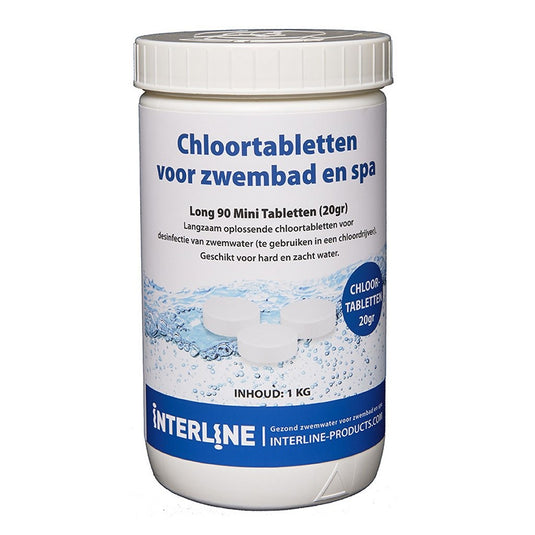 Interline Chloortabletten Long90 20gram 1kg