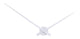 Nextime ne-2269zi wandklok dia. 85 cm, aluminium, zilver, hands