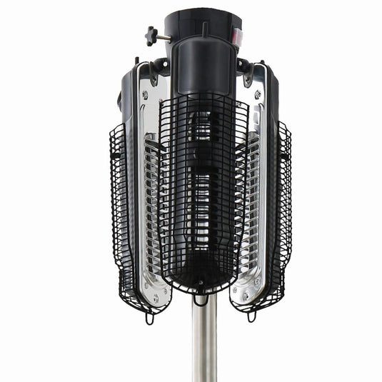 Sunred parasolverwarming 2000 w halogeen zwart en zilver ph10