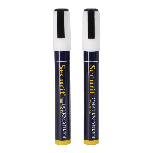 Quantore securit krijtstiften 2-6 mm wit 2 stuks