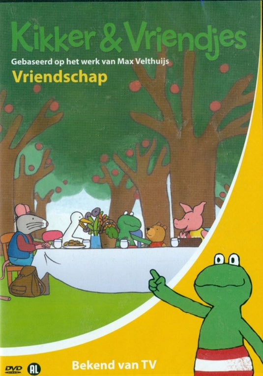 Dvd kikker vriendjes. vriendschap.