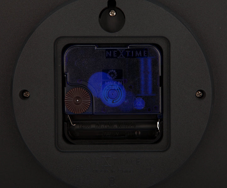 Load image into Gallery viewer, Nextime ne-3004 wandklok dia. 39 cm, plastic, 3d, grijs, #039;la ville #039;
