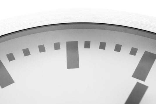 Nextime ne-3998st wandklok dia. 19 cm, geborsteld aluminium, 'station'