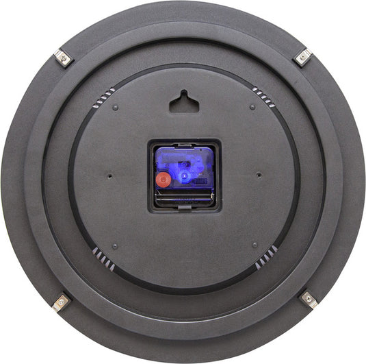 Nextime ne-3165 wandklok dia. 35 cm, bol glas, 'milky way dome'