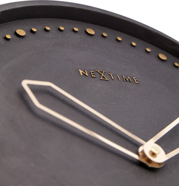 Load image into Gallery viewer, NeXtime NeXtime NE-3197ZW Wandklok Dia. 35 Cm, Polyresin, Zwart
